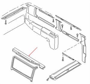 Dachrahmenverkleidung T3 255867630 3BX