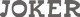 Folienschriftzug Joker (neu) T3 254070002