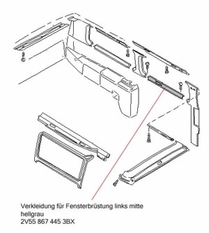 Sulenverkleidung T3 255867400 1AX