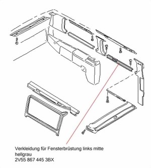 Sulenverkleidung T3 255867400 1AX